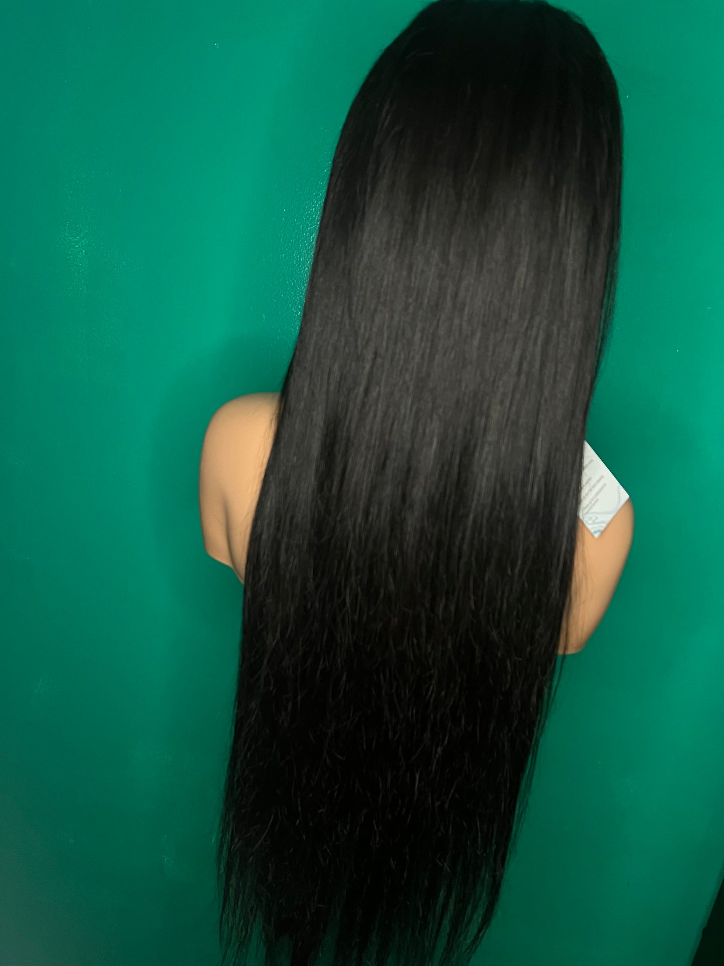 30” straight lace front wig